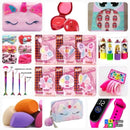 Kit Infantil Unicórnio De Maquiagem Com Necessarie (BRINDE)