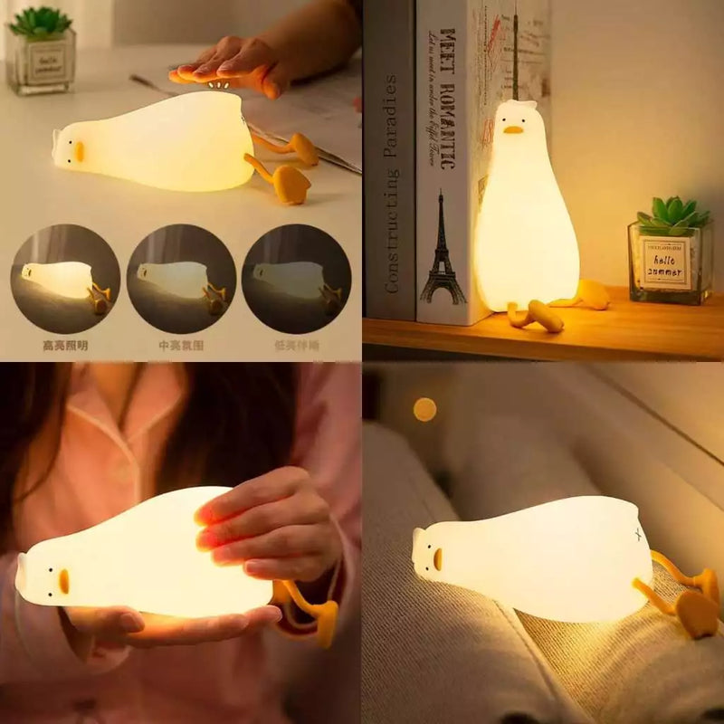 Luminária Led CAPIVARA/Pato/Panda/Coelho Silicone