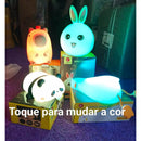Luminária Led CAPIVARA/Pato/Panda/Coelho Silicone